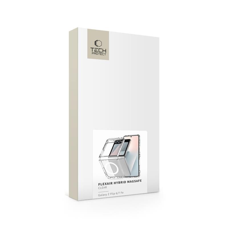 Tech-Protect Tech-Protect Galaxy Z Flip 7 FE/Flip 6 Skal MagSafe FlexAir Transparent