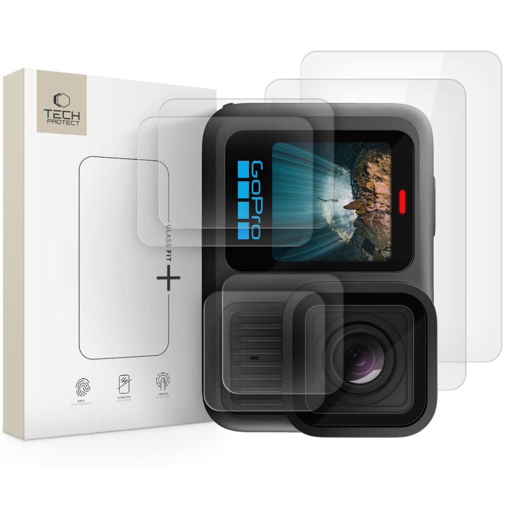 Tech-Protect Tech-Protect GoPro Hero 13 3-PACK Skärmskydd GlassFit+