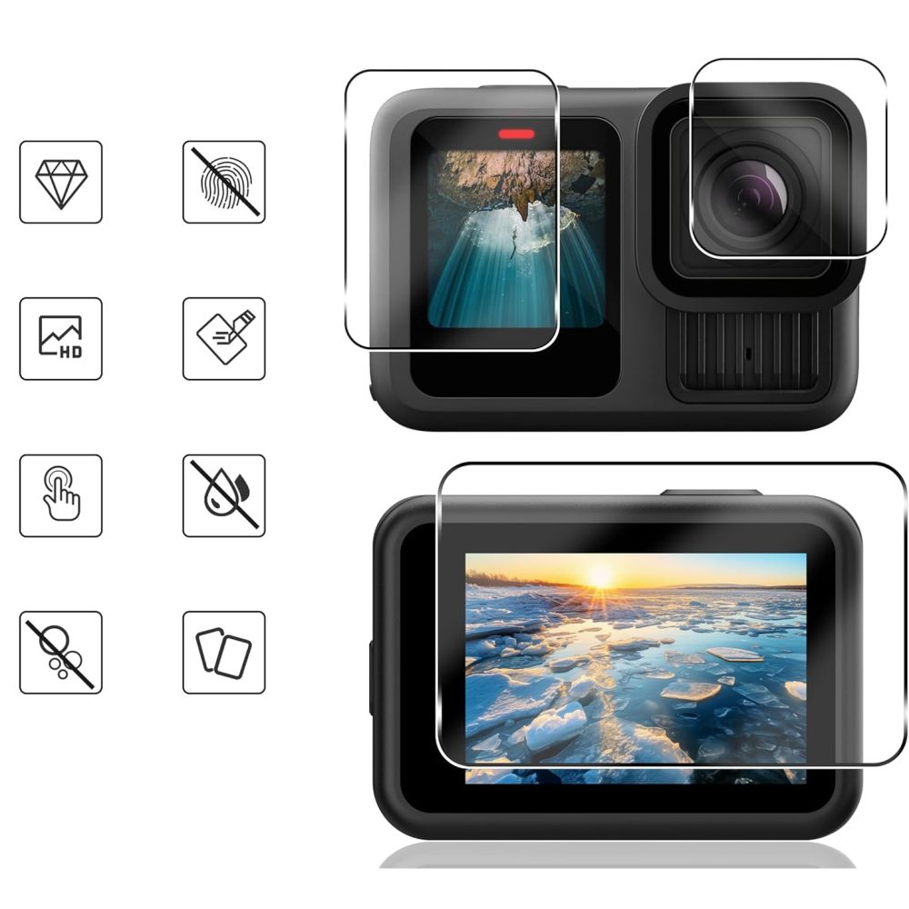 Tech-Protect Tech-Protect GoPro Hero 13 3-PACK Skärmskydd GlassFit+