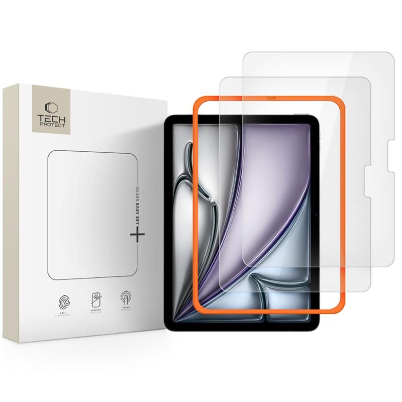 Tech-Protect Tech-Protect iPad Air 11 2026-2024 2-PACK Skärmskydd EasySet+