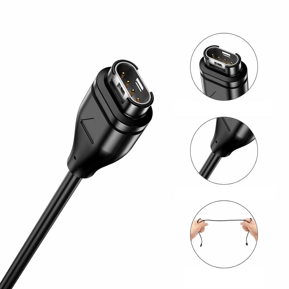 Tech-Protect Tech-Protect 1m USB-A Garmin Watch Laddare UltraBoost Svart