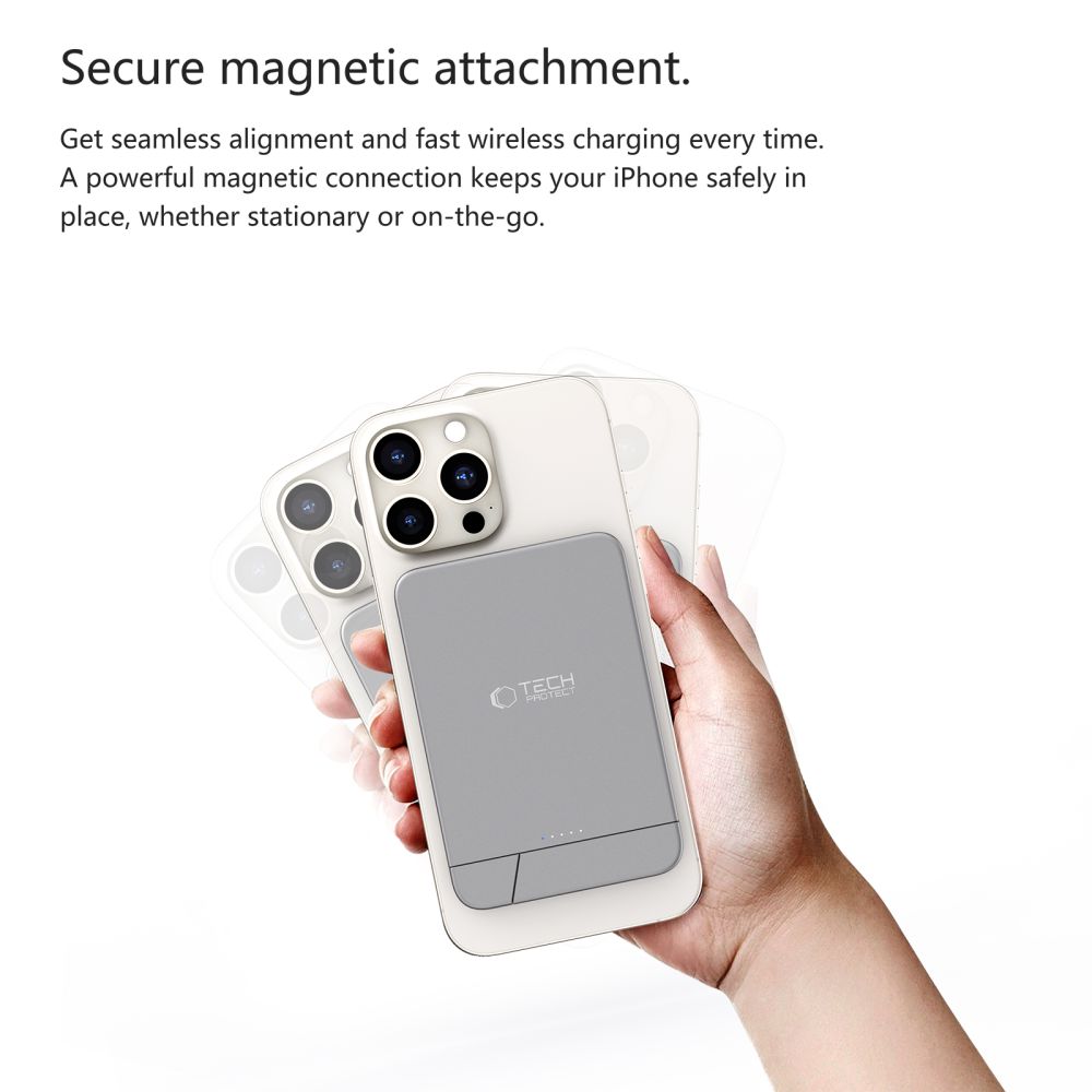 Tech-Protect Tech-Protect 10000 mAh MagSafe Powerbank LifeMag Space Grey