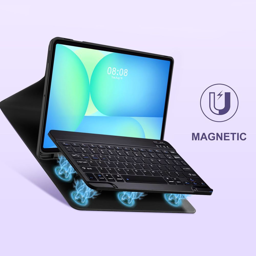 Tech-Protect Tech-Protect Galaxy Tab S10 FE Plus Fodral SC Tangentbord Svart
