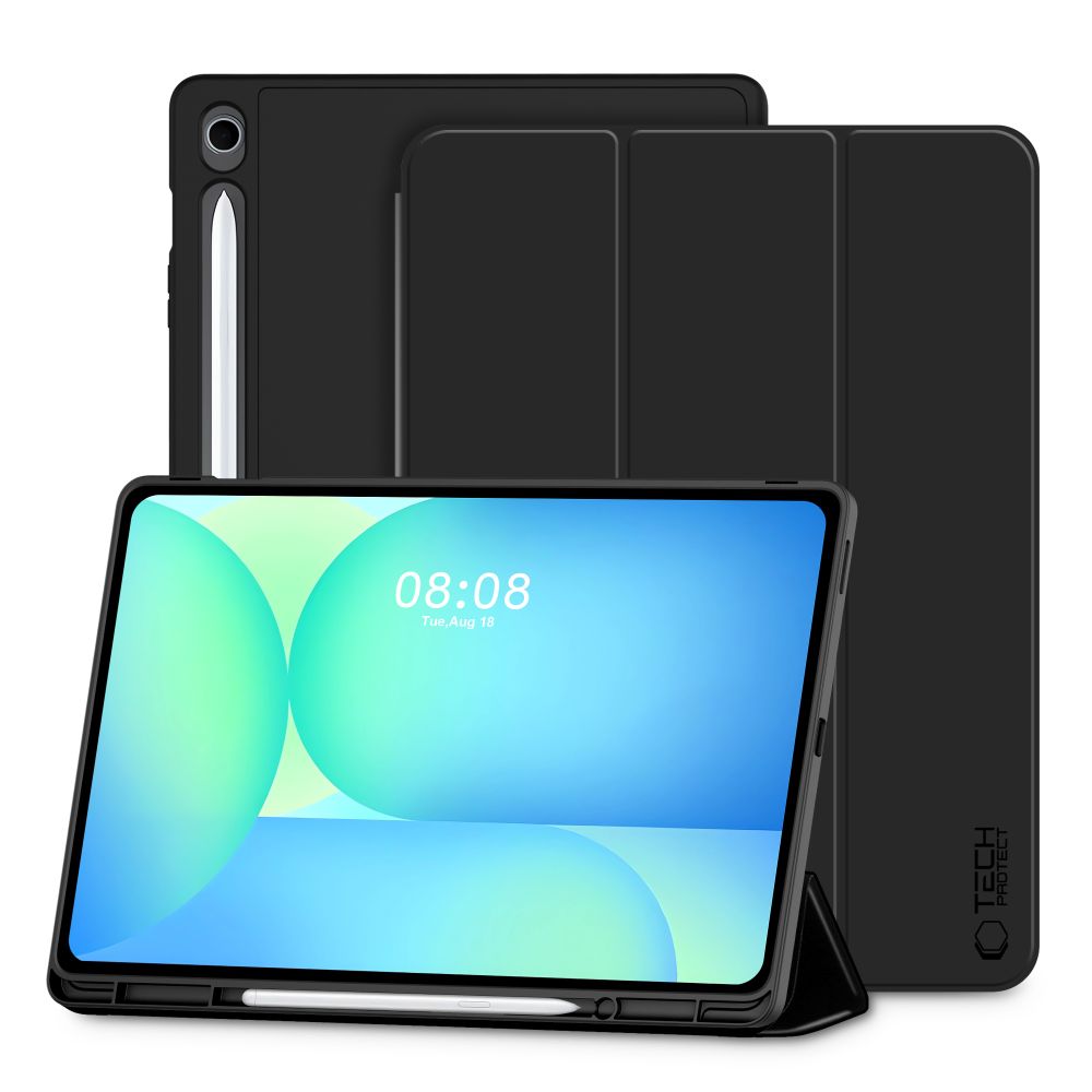 Tech-Protect Tech-Protect Galaxy Tab S10 FE Plus Fodral SC Pennhållare Svart