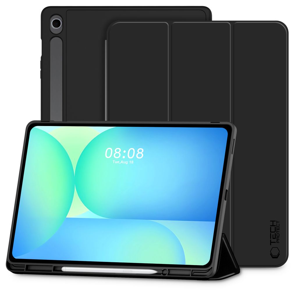 Tech-Protect Tech-Protect Galaxy Tab S10 FE Plus Fodral SC Pennhållare Svart
