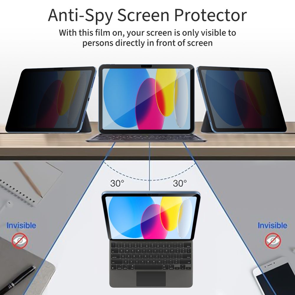 Tech-Protect Tech-Protect iPad 11 2025/10.9 2022 Skärmskydd GlassSpy+