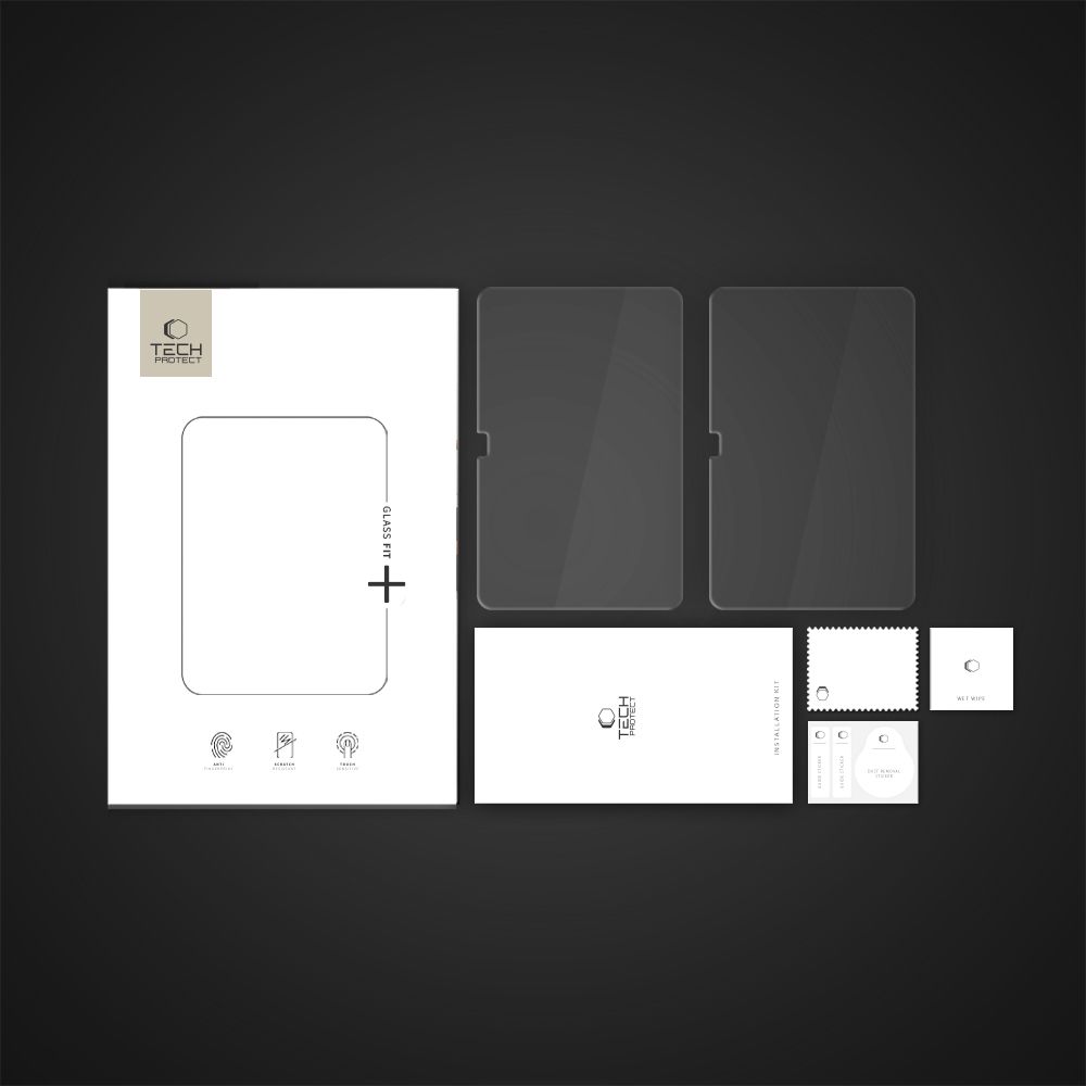 Tech-Protect Tech-Protect Galaxy Tab S10 FE Plus 2-PACK Skärmskydd GlassFit+