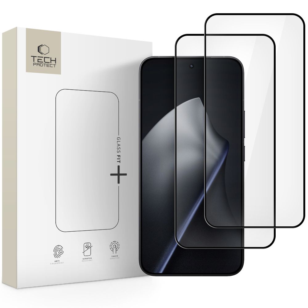 Tech-Protect Tech-Protect Xiaomi 15T / 15T Pro 2-PACK Skärmskydd GlassFit+