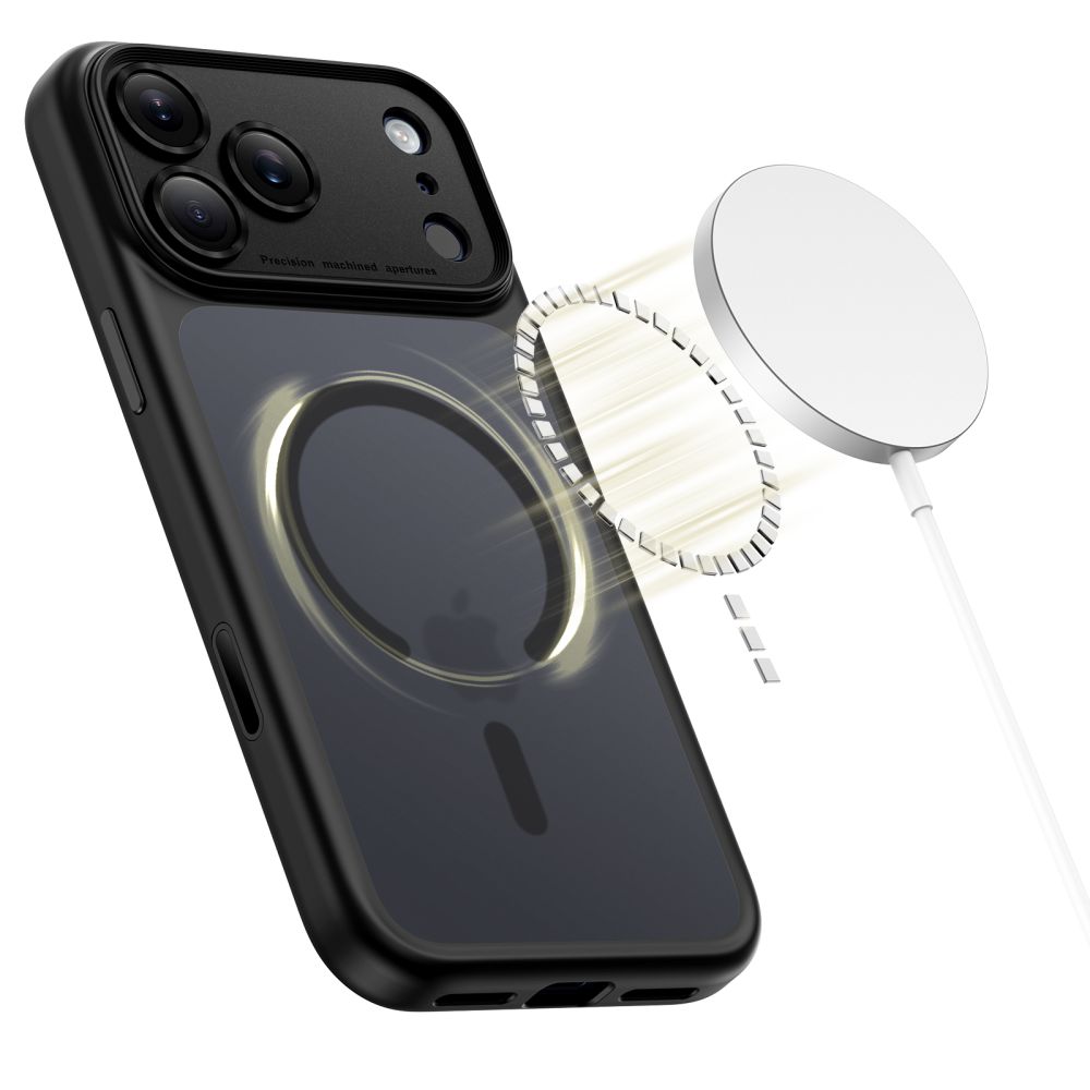 Tech-Protect Tech-Protect iPhone 17 Pro Skal MagSafe MagPeak Matt Svart