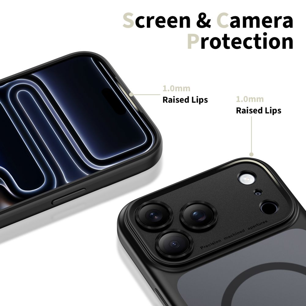 Tech-Protect Tech-Protect iPhone 17 Pro Skal MagSafe MagPeak Matt Svart