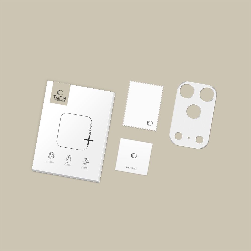 Tech-Protect Tech-Protect iPhone 17 Pro Linsskydd CamAlloy Fit+ Silver