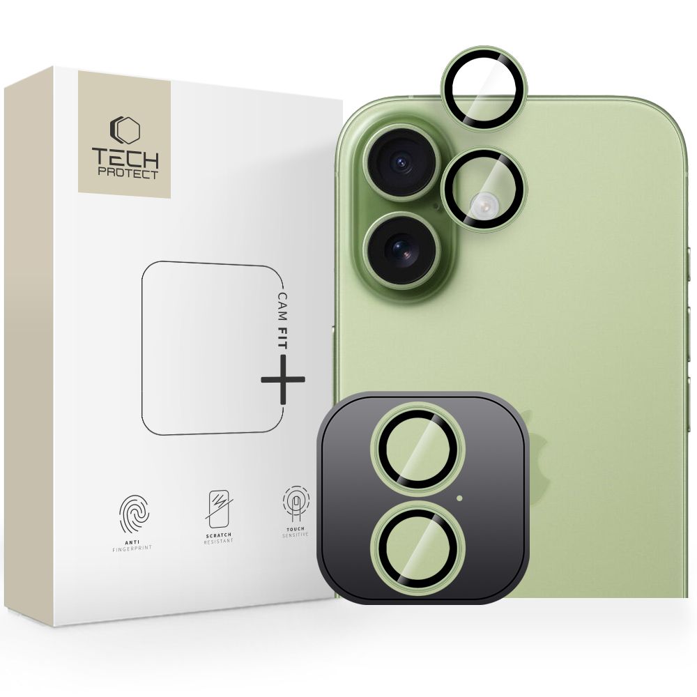 Tech-Protect Tech-Protect iPhone 17 Linsskydd CamRing Fit+ Sage