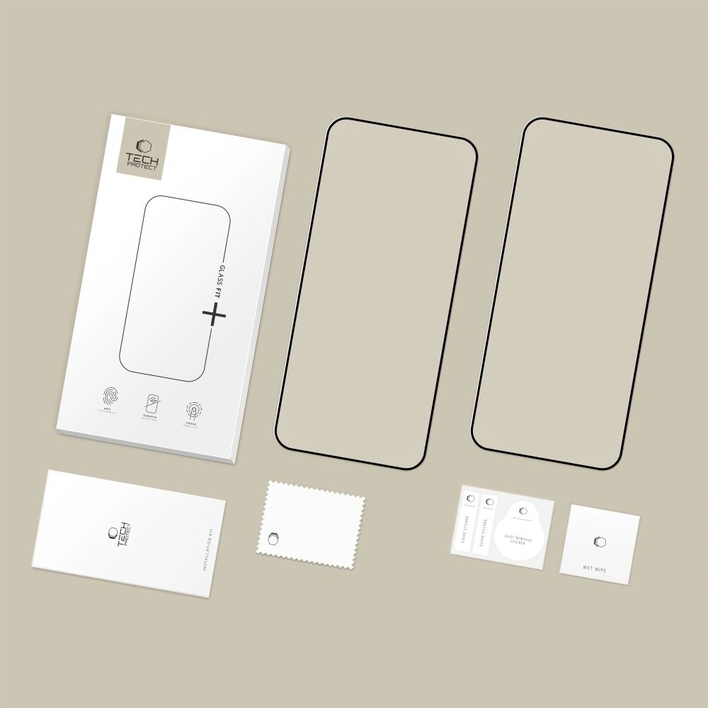 Tech-Protect Tech-Protect Xiaomi Redmi 15C 5G 2-PACK Skärmskydd GlassFit+
