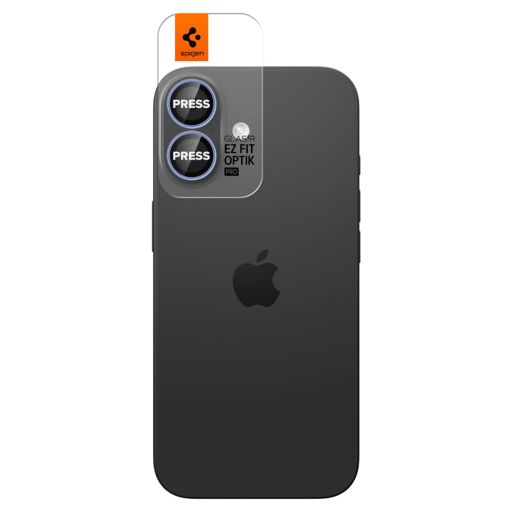 Spigen Spigen iPhone 17/16/16 Plus 2-PACK Linsskydd GLAS.tR 