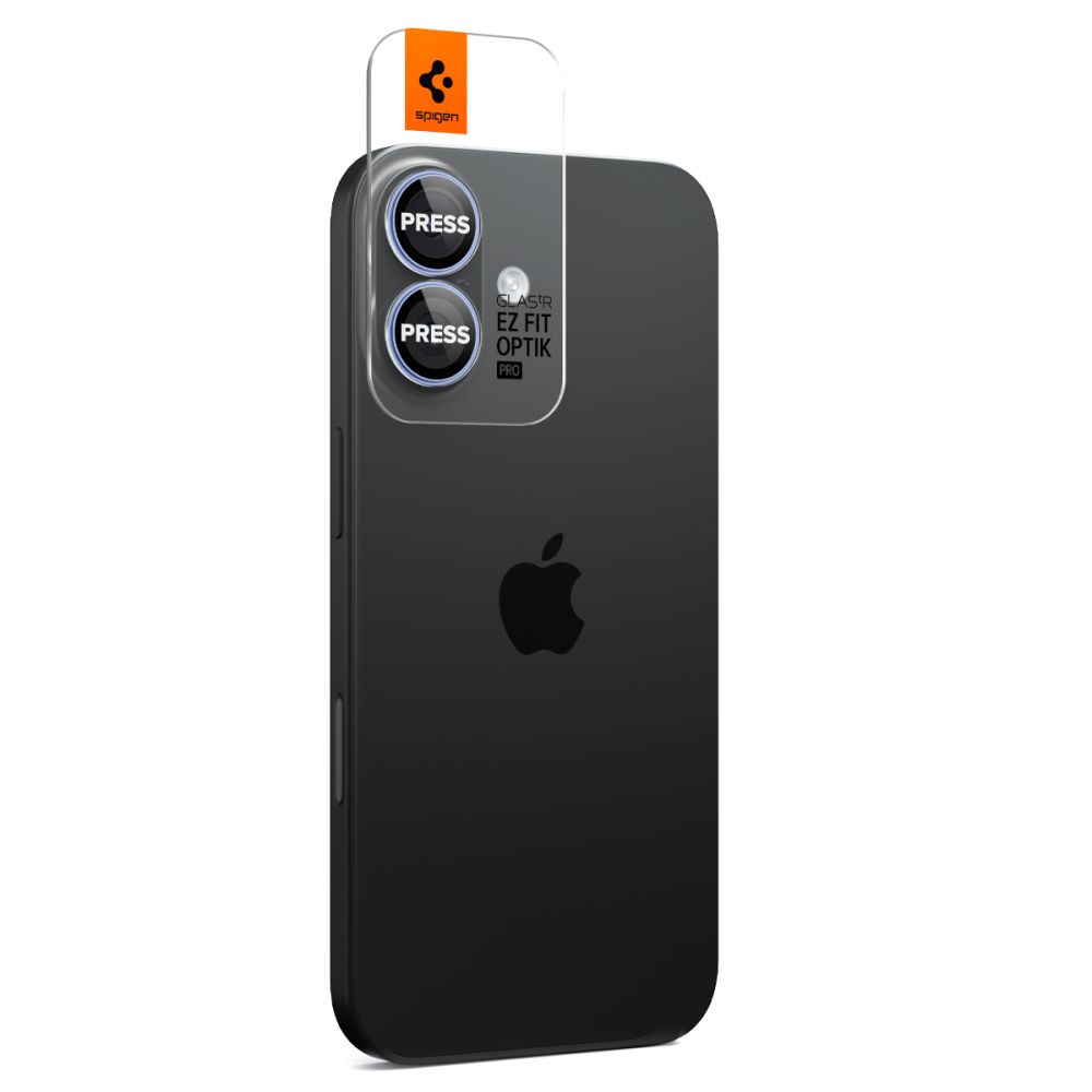 Spigen Spigen iPhone 17/16/16 Plus 2-PACK Linsskydd GLAS.tR 
