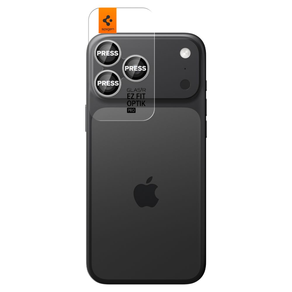Spigen Spigen iPhone 17 Pro/Pro Max/16 Pro/Pro Max 2-PACK Linsskydd GLAS.tR 