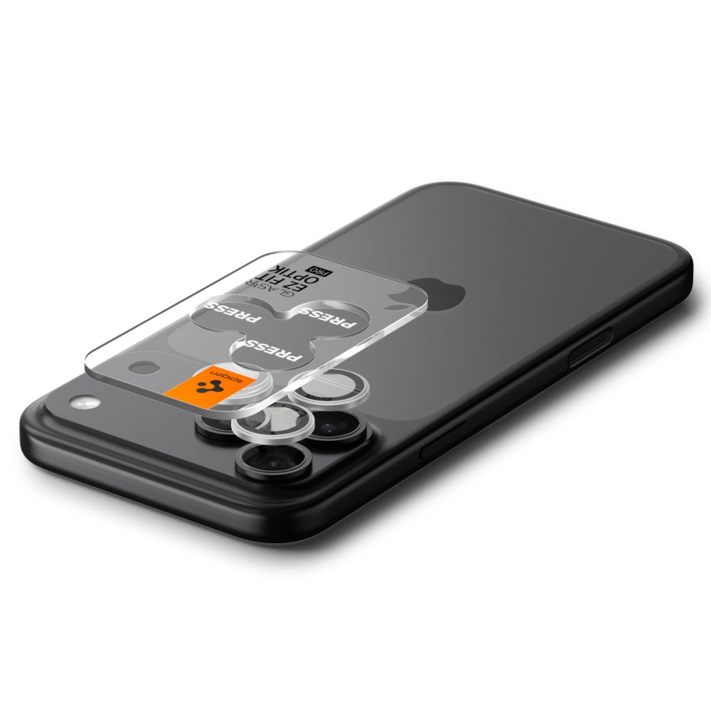 Spigen Spigen iPhone 17 Pro/Pro Max/16 Pro/Pro Max 2-PACK Linsskydd GLAS.tR 