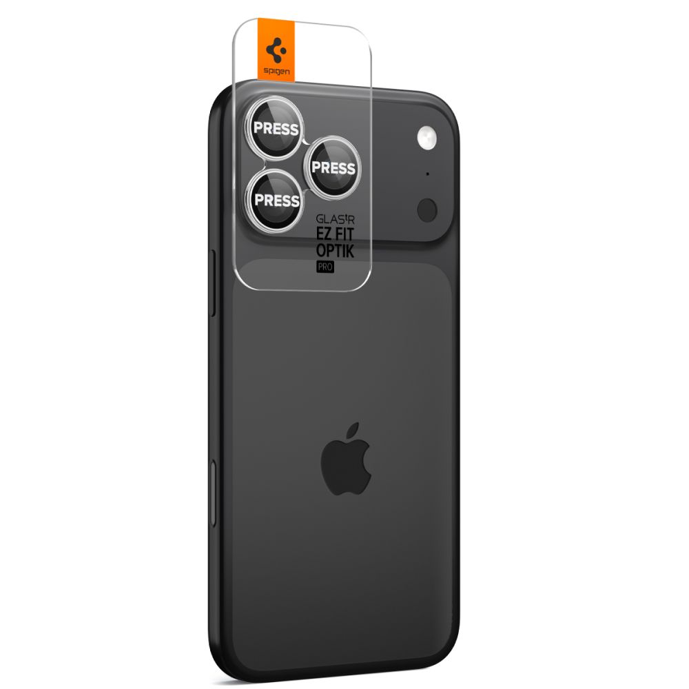 Spigen Spigen iPhone 17 Pro/Pro Max/16 Pro/Pro Max 2-PACK Linsskydd GLAS.tR 