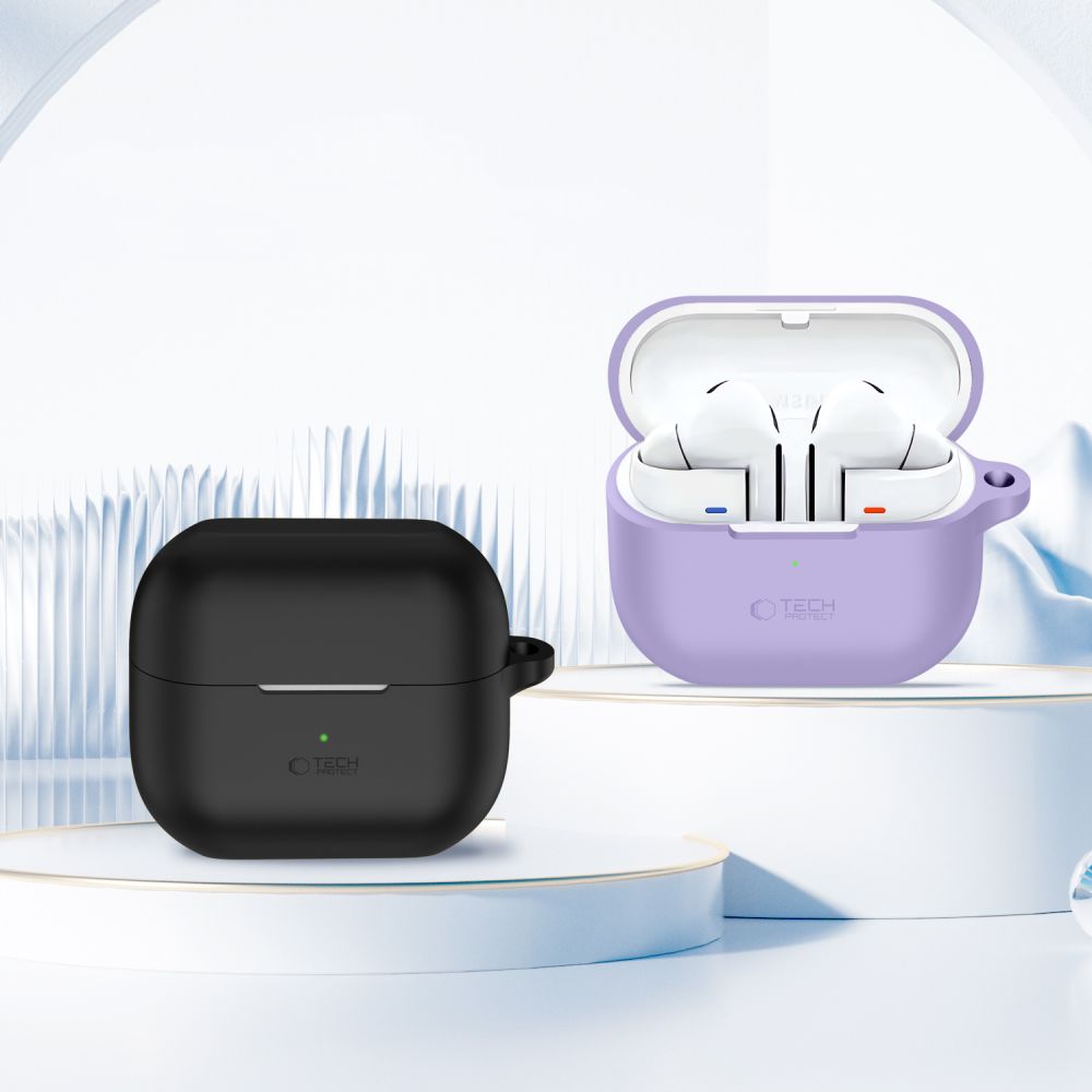 Tech-Protect Tech-Protect Samsung Galaxy Buds 3 / 3 Pro / 3 FE Skal Silikon Hook Lavender