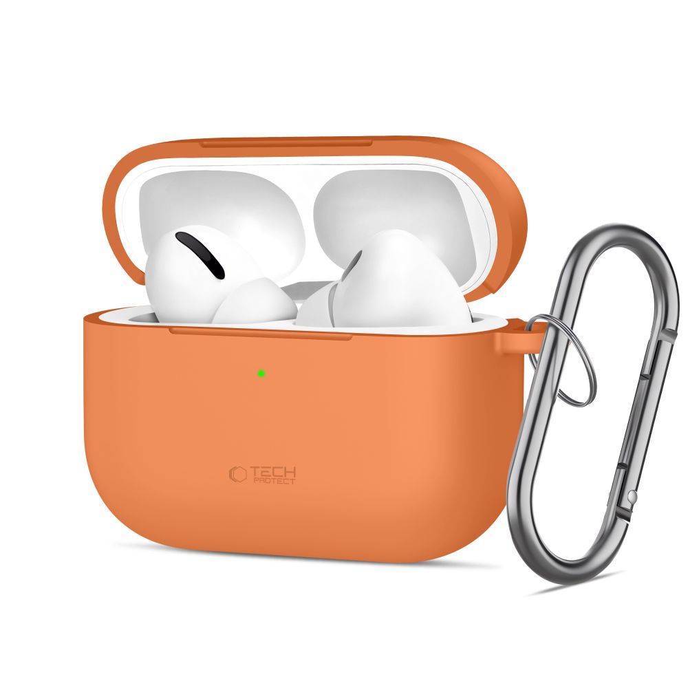 Tech-Protect Tech-Protect AirPods Pro 3 Skal Silikon Hook Cosmic Orange