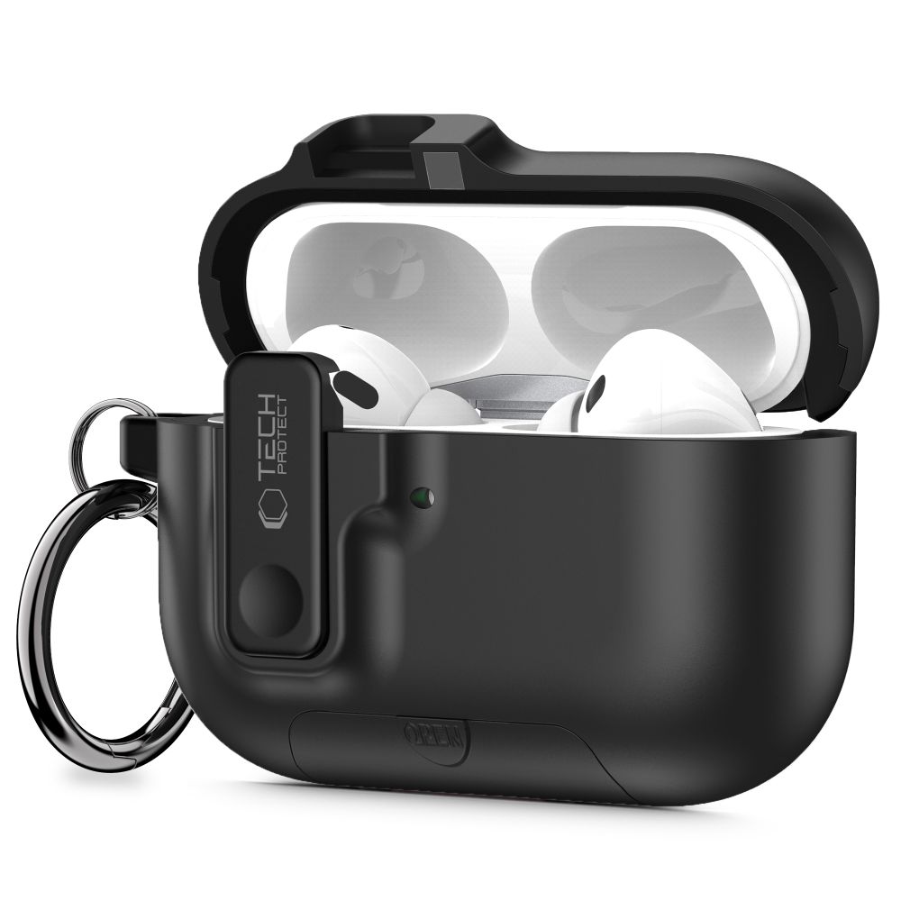 Tech-Protect Tech-Protect AirPods Pro 3 Skal Slim Hook Svart