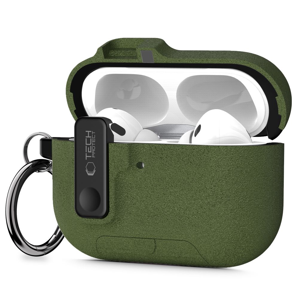 Tech-Protect Tech-Protect AirPods Pro 3 Skal Slim Hook Olive Green