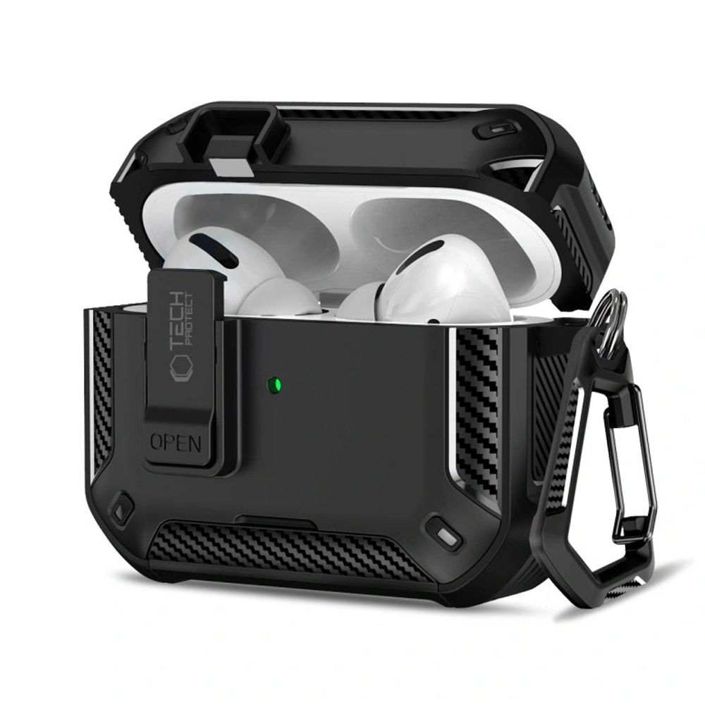 Tech-Protect Tech-Protect AirPods Pro 3 Skal MagSafe Carbonox Svart