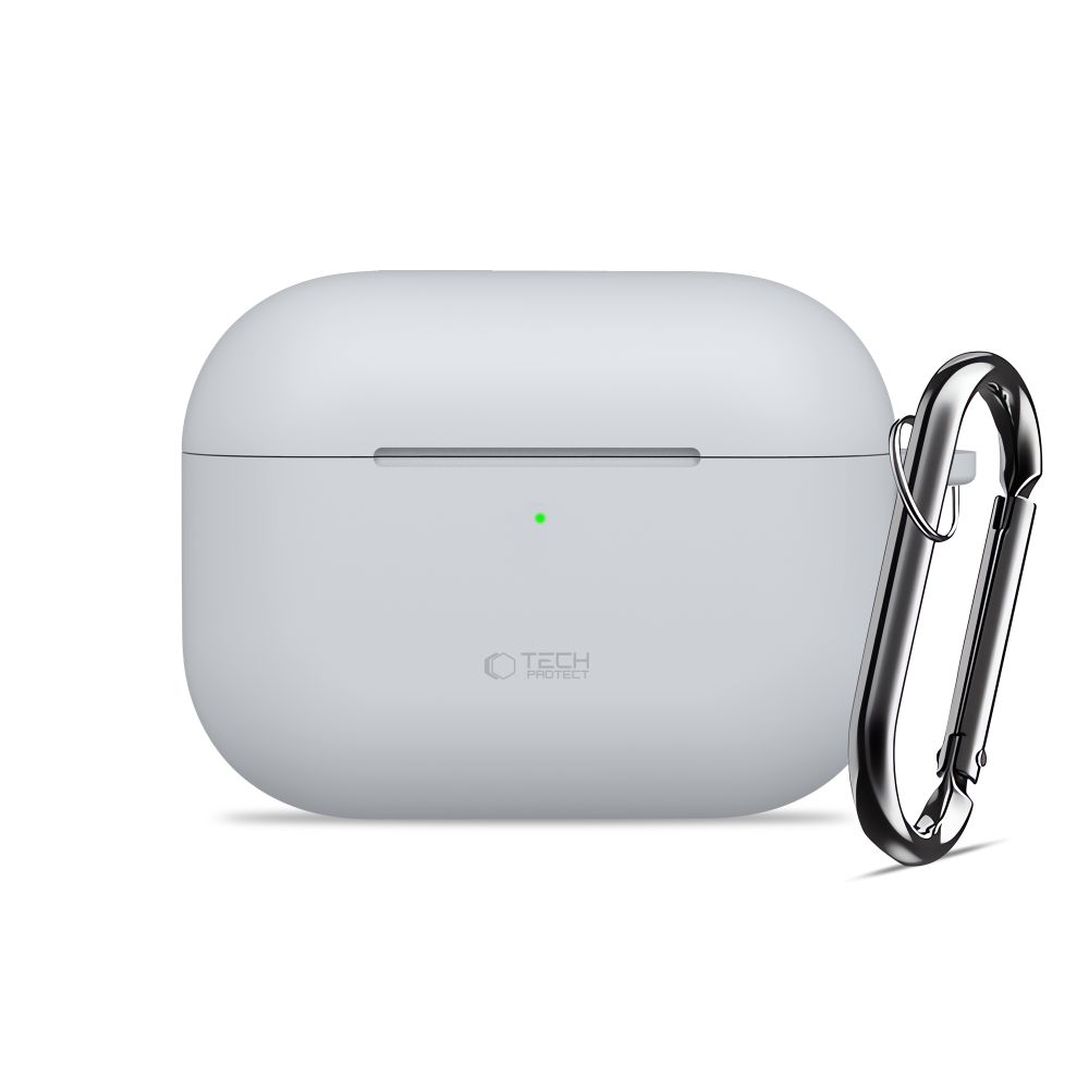 Tech-Protect Tech-Protect AirPods Pro 3 Skal Silikon Hook Crayon Grey