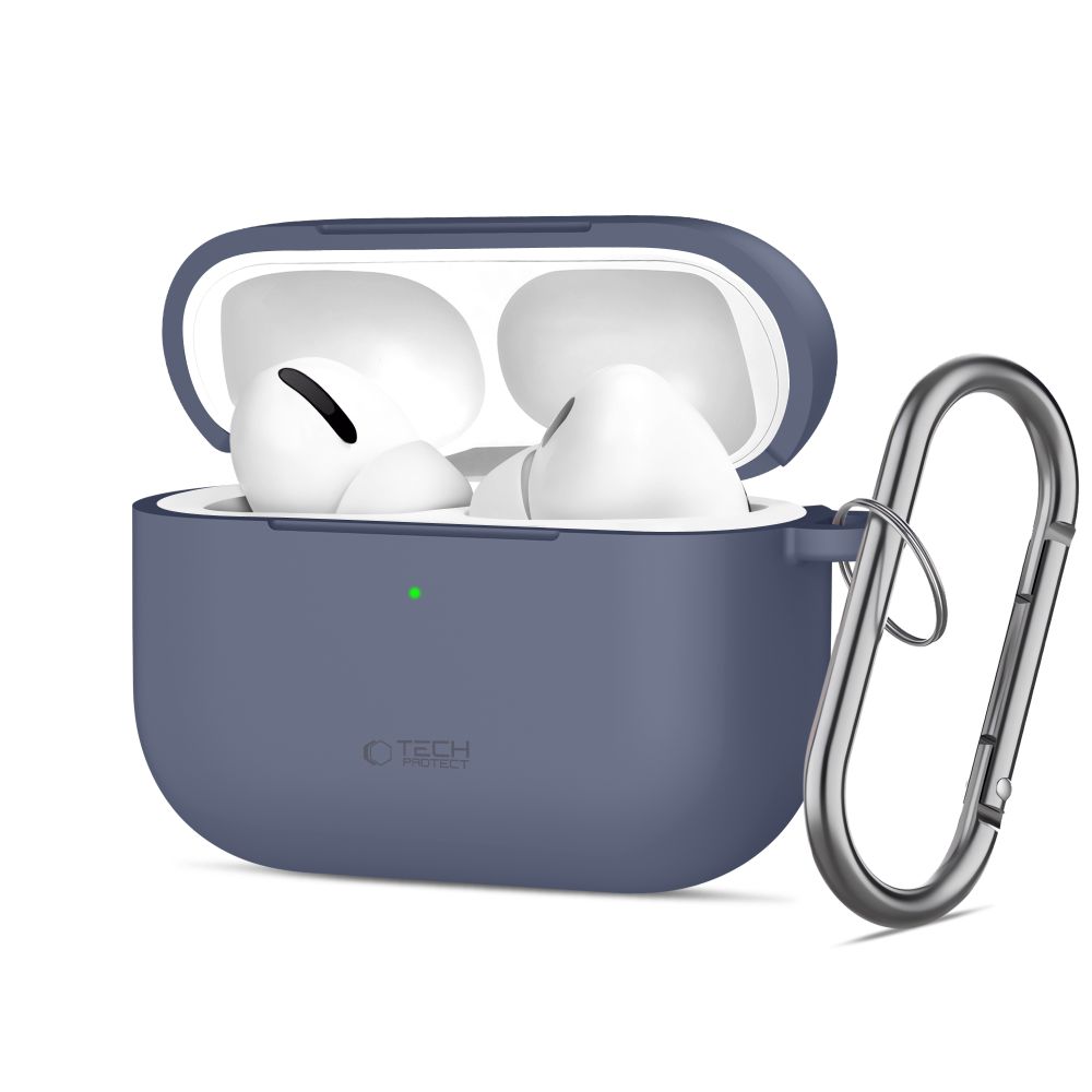 Tech-Protect Tech-Protect AirPods Pro 3 Skal Silikon Hook Baby Blue