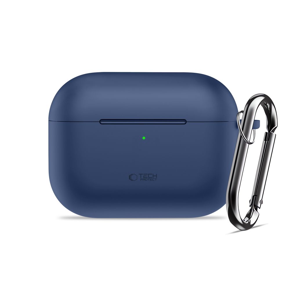 Tech-Protect Tech-Protect AirPods Pro 3 Skal Silikon Hook Navy Blue