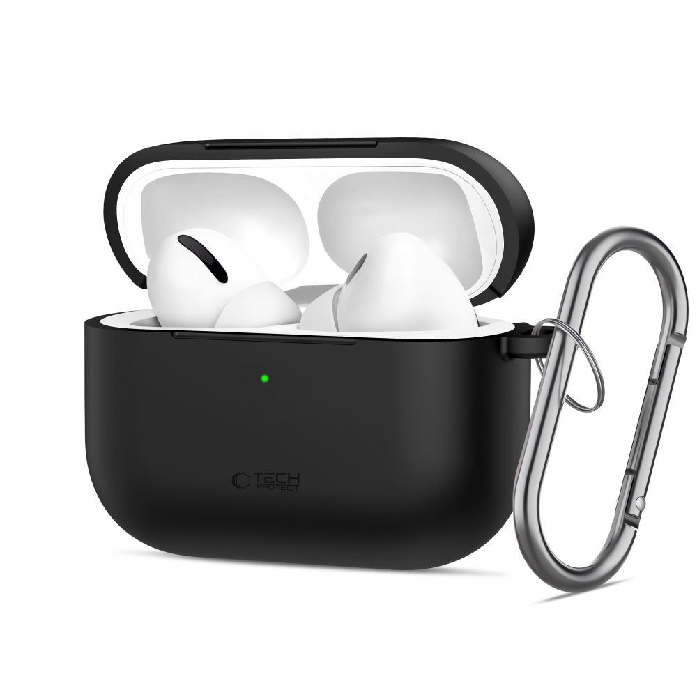 Tech-Protect Tech-Protect AirPods Pro 3 Skal Silikon Hook Svart