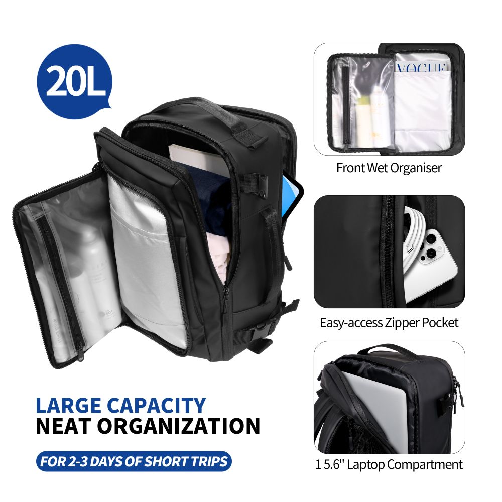 Tech-Protect Tech-Protect Ryggsäck 20L 40x20x25 Defender Svart