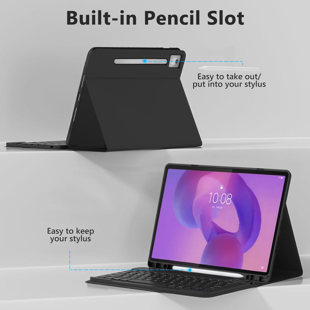 Tech-Protect Tech-Protect Lenovo Idea Tab Pro Fodral SC Tangentbord Svart
