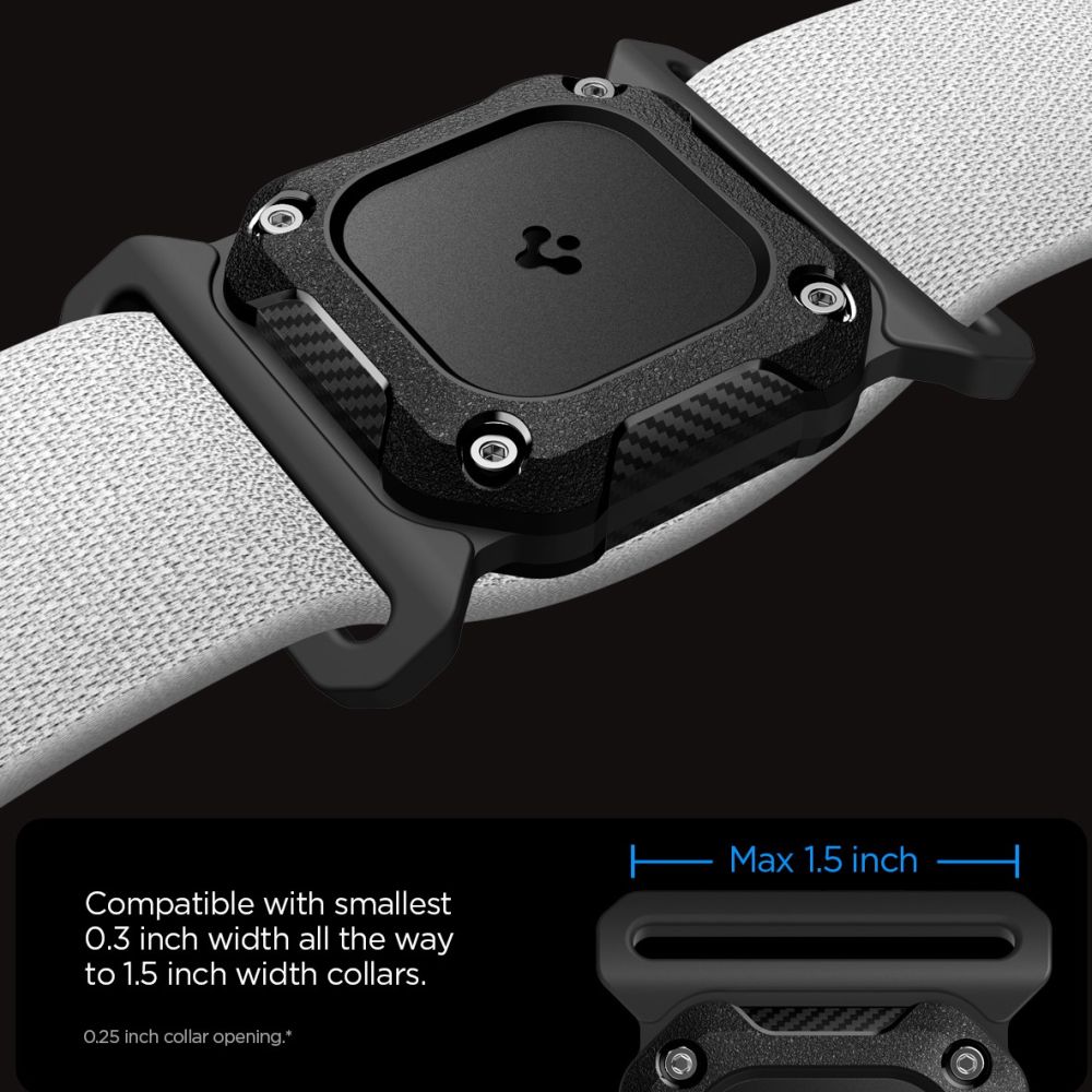 Spigen Spigen Apple AirTag 2/1 Hållare Tough Armor Svart