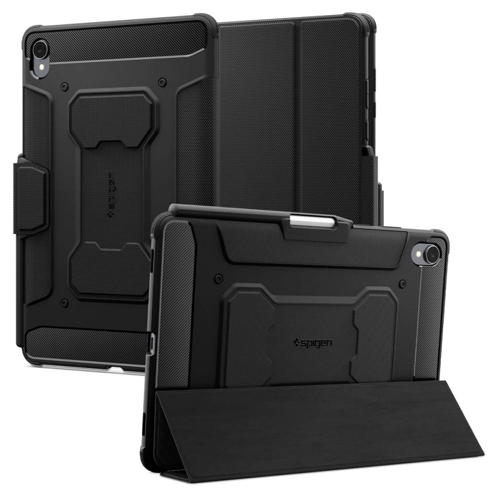 Spigen Spigen Samsung Galaxy Tab S11 Fodral Rugged Armor Pro Svart