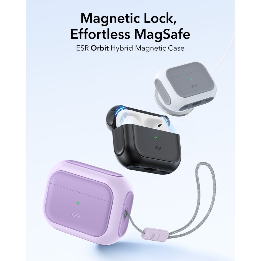 ESR ESR AirPods Pro 3 Skal MagSafe Orbit HaloLock Lavender