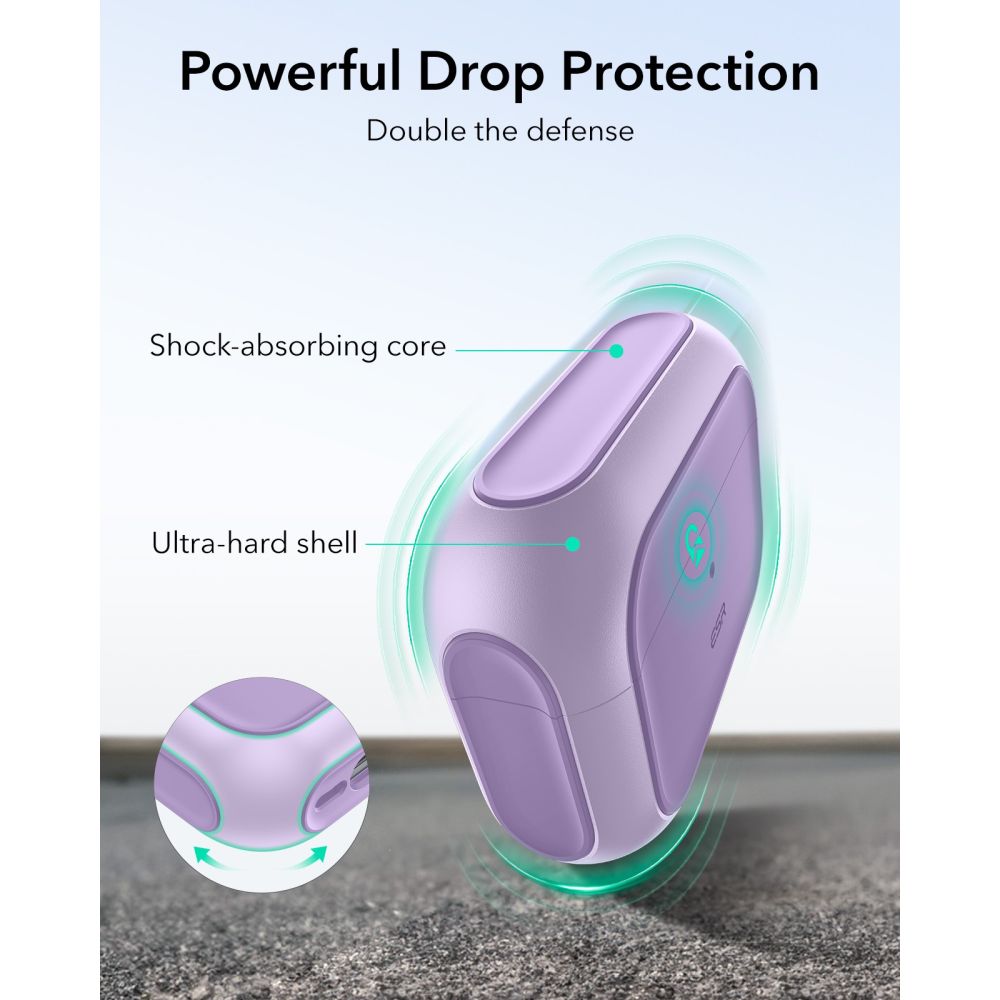 ESR ESR AirPods Pro 3 Skal MagSafe Orbit HaloLock Lavender