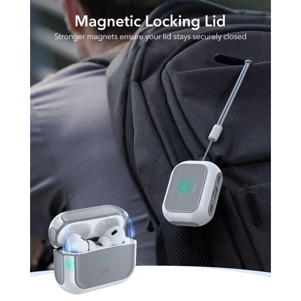 ESR ESR AirPods Pro 3 Skal MagSafe Orbit HaloLock Vit