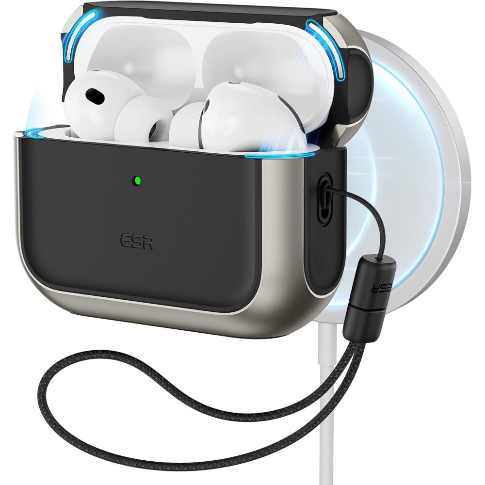 ESR ESR AirPods Pro 3 Skal MagSafe Orbit HaloLock Titanium