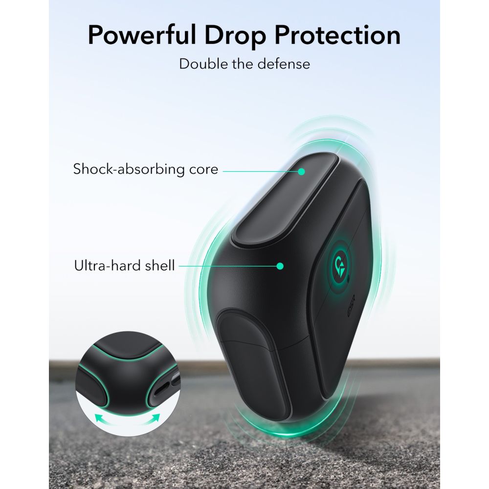 ESR ESR AirPods Pro 3 Skal MagSafe Orbit HaloLock Svart