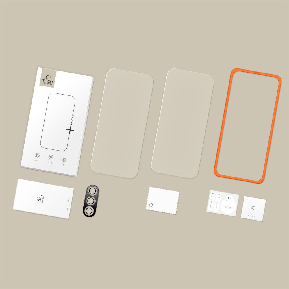 Tech-Protect Tech-Protect Samsung Galaxy S25 FE 3-PACK Skärmskydd/Linsskydd