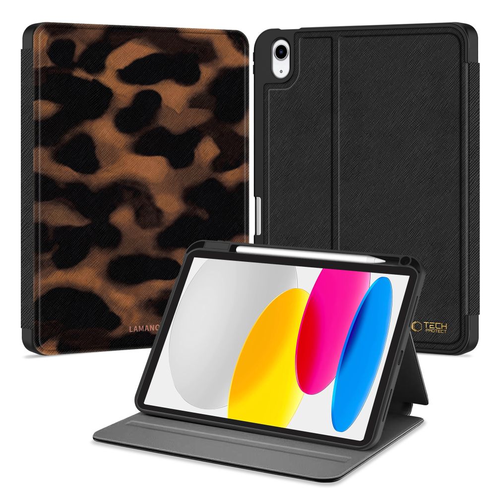 Tech-Protect Tech-Protect iPad 11 2025 / iPad 10.9 2022 Fodral Lamano Panther