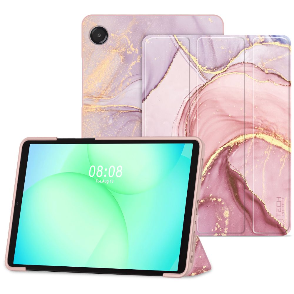 Tech-Protect Tech-Protect Galaxy Tab A11 Plus/A9 Plus Fodral SmartCase Marble