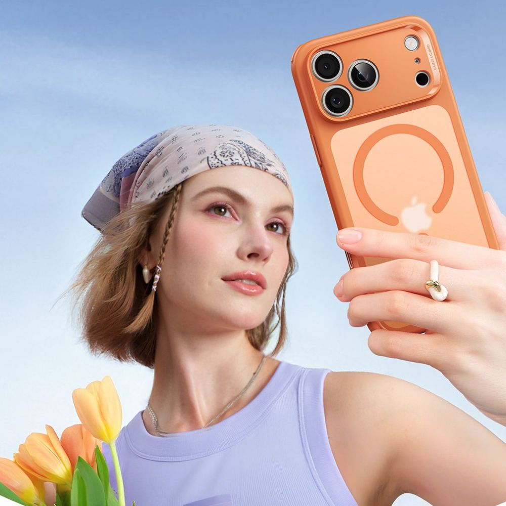 ESR ESR iPhone 17 Pro Max Skal MagSafe Classic Hybrid Frosted Orange