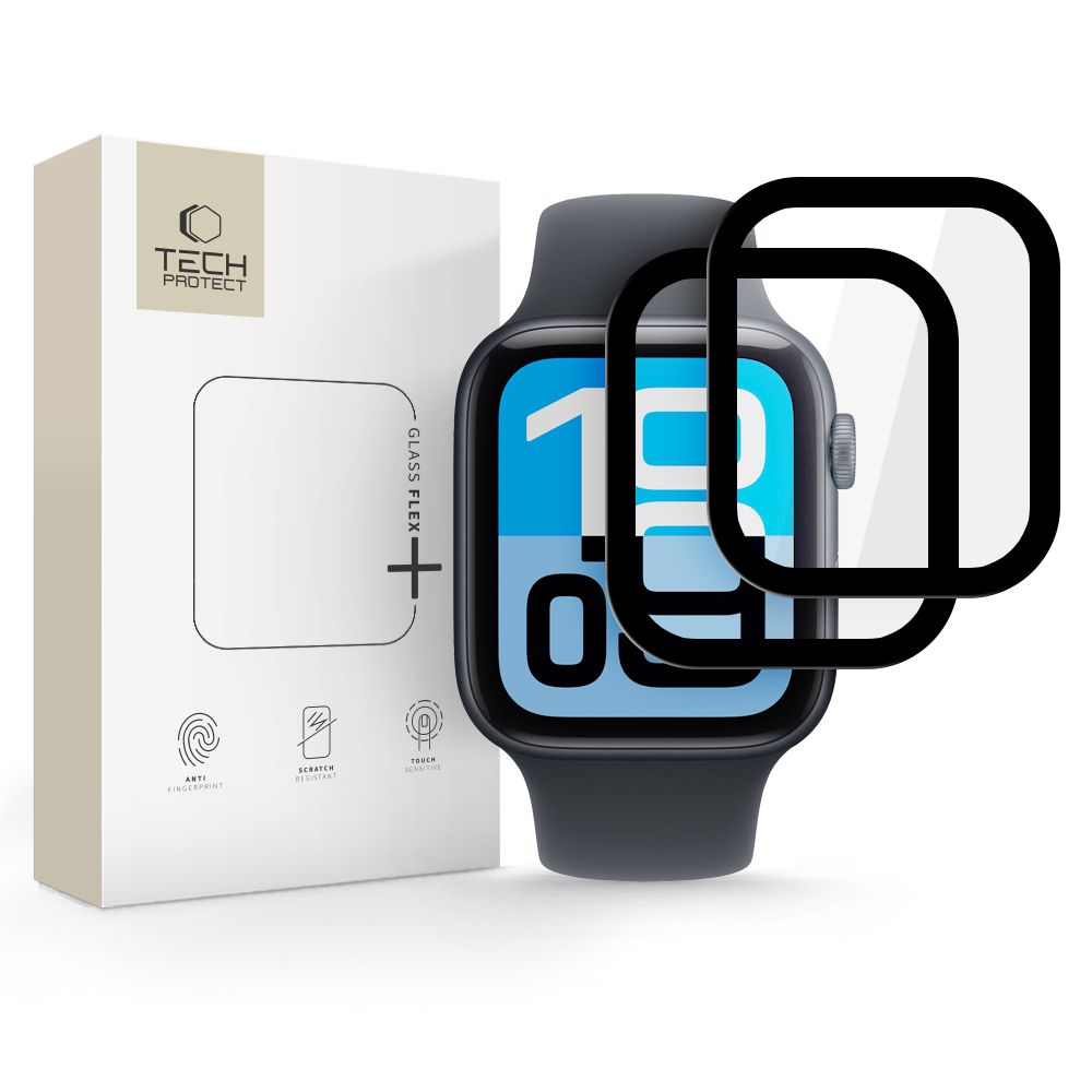 Tech-Protect Tech-Protect Apple Watch 44 mm Skärmskydd GlassFlex+ Härdat Glas