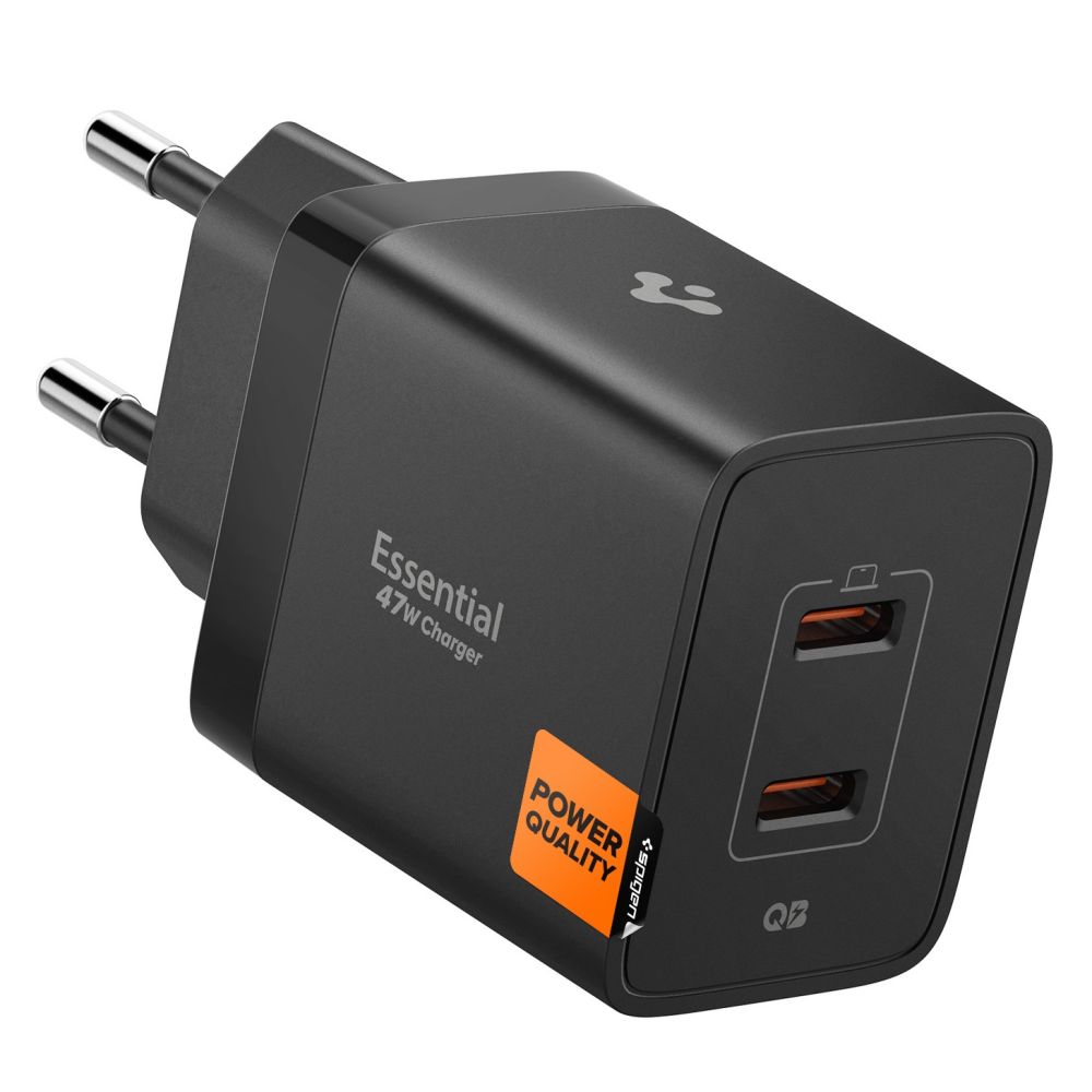 Spigen Spigen 47W Väggladdare USB-C Essential Svart
