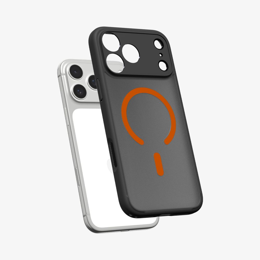 Spigen Spigen iPhone 17 Pro Skal MagSafe Ultra Hybrid Svart / Orange