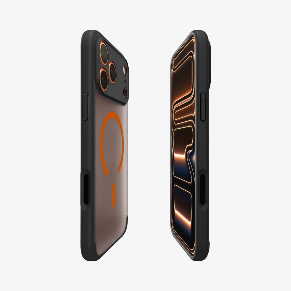 Spigen Spigen iPhone 17 Pro Skal MagSafe Ultra Hybrid Svart / Orange
