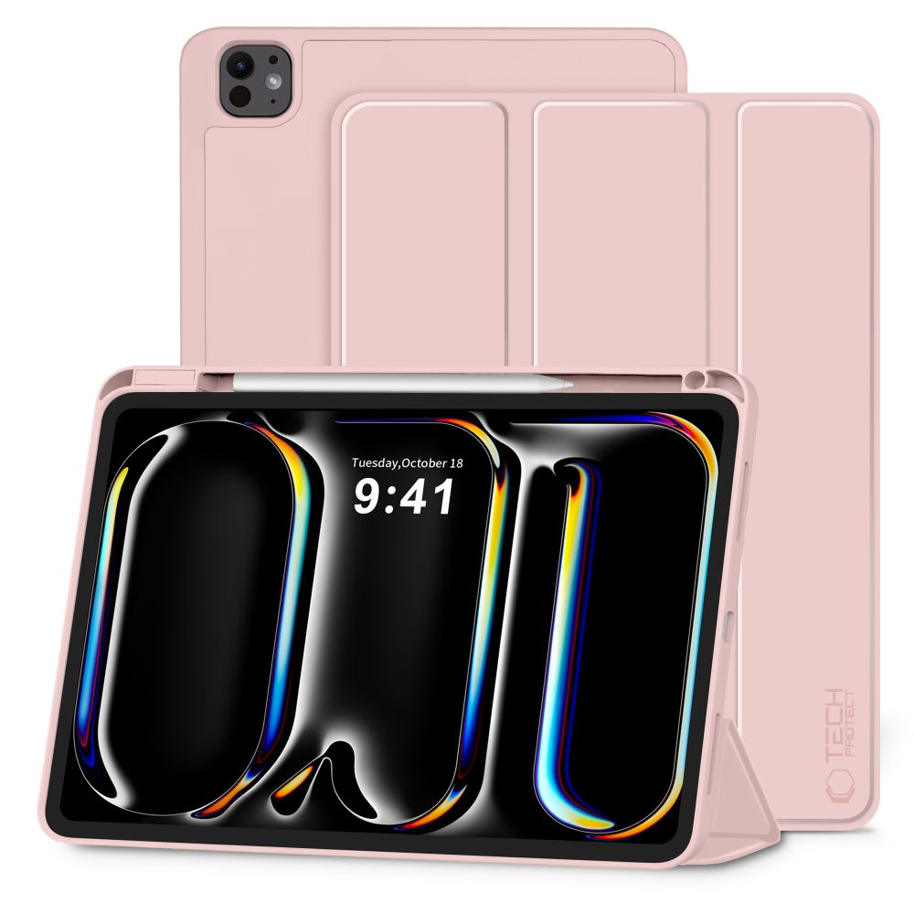 Tech-Protect Tech-Protect iPad Pro 11 2025/2024 Fodral SC Pennhållare Rosa