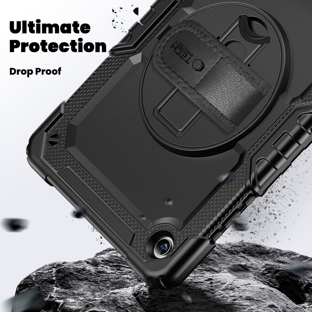 Tech-Protect Tech-Protect Galaxy Tab A11 Plus / A9 Plus Skal 360 Solid Svart